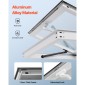 Παράθυρο παραχώρησης VEVOR 92x61 cm, Παράθυρο σέρβις σκελετού από κράμα αλουμινίου για φορτηγό τροφίμων, παράθυρο σερβιρίσματος έως 85 μοιρών με τέντα πόρτα και γάντζο, ανθεκτικό στο νερό της βροχής για ρυμουλκούμενα παραχώρησης