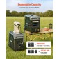 VEVOR Portable Power Station, 3600W 3840Wh Power Station ηλιακή γεννήτρια με 10 θύρες εξόδου & ρυθμιζόμενη ισχύ εισόδου, επεκτάσιμη εφεδρική μπαταρία LiFePO4 για Home Camping RV (ΔΕΝ περιλαμβάνεται ηλιακός πίνακας)