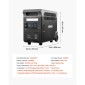 VEVOR Portable Power Station, 3600W 3840Wh Power Station ηλιακή γεννήτρια με 10 θύρες εξόδου & ρυθμιζόμενη ισχύ εισόδου, επεκτάσιμη εφεδρική μπαταρία LiFePO4 για Home Camping RV (ΔΕΝ περιλαμβάνεται ηλιακός πίνακας)