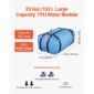 VEVOR Water Storage Bladder, 132L μεγάλης χωρητικότητας TPU Soft Water bag, φορητά και πτυσσόμενα δοχεία αποθήκευσης νερού, στεγανή και ανθεκτική στη φθορά Δεξαμενή νερού RV για χρήση σε κάμπινγκ άρδευσης σε εξωτερικούς χώρους