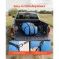 VEVOR Water Storage Bladder, 132L μεγάλης χωρητικότητας TPU Soft Water bag, φορητά και πτυσσόμενα δοχεία αποθήκευσης νερού, στεγανή και ανθεκτική στη φθορά Δεξαμενή νερού RV για χρήση σε κάμπινγκ άρδευσης σε εξωτερικούς χώρους