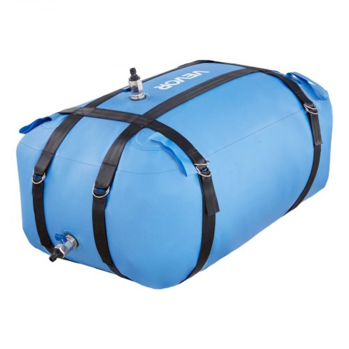 VEVOR Water Storage Bladder, 132L μεγάλης χωρητικότητας TPU Soft Water bag, φορητά και πτυσσόμενα δοχεία αποθήκευσης νερού, στεγανή και ανθεκτική στη φθορά Δεξαμενή νερού RV για χρήση σε κάμπινγκ άρδευσης σε εξωτερικούς χώρους
