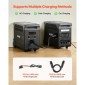 VEVOR Extra Battery for Portable Power Station, 3840Wh LiFePO4 Extra Expansion Battery με 3 θύρες εξόδου για οικιακή χρήση, υπαίθριο κάμπινγκ, οδικά ταξίδια, RVs, έκτακτες ανάγκες