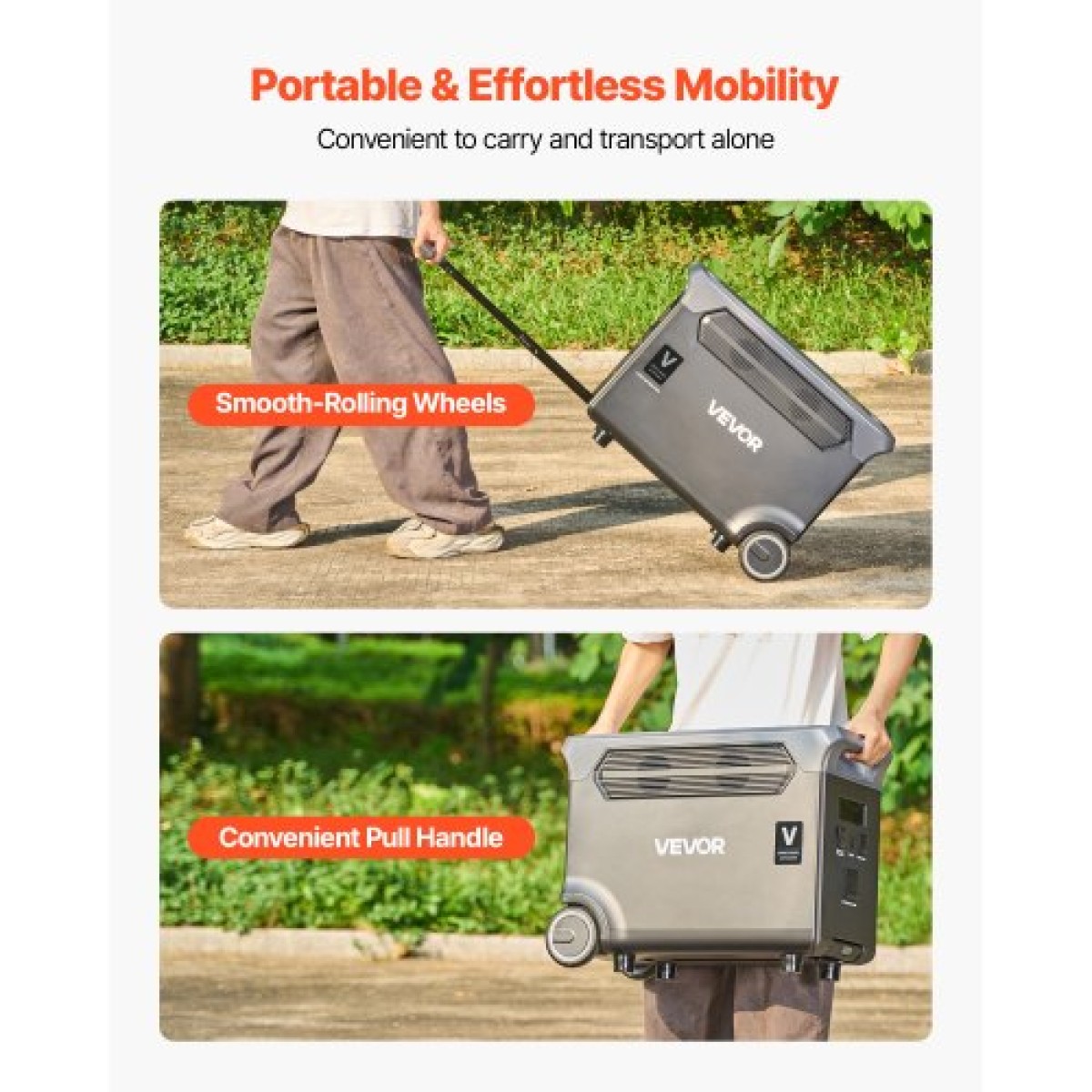 VEVOR Extra Battery for Portable Power Station, 3840Wh LiFePO4 Extra Expansion Battery με 3 θύρες εξόδου για οικιακή χρήση, υπαίθριο κάμπινγκ, οδικά ταξίδια, RVs, έκτακτες ανάγκες
