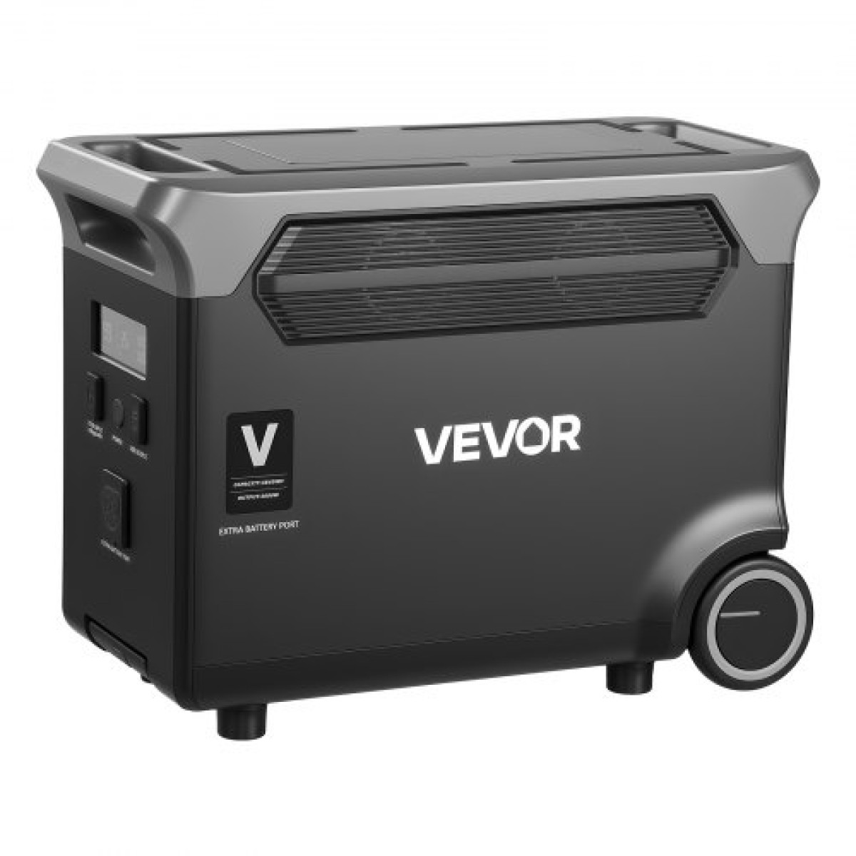 VEVOR Extra Battery for Portable Power Station, 3840Wh LiFePO4 Extra Expansion Battery με 3 θύρες εξόδου για οικιακή χρήση, υπαίθριο κάμπινγκ, οδικά ταξίδια, RVs, έκτακτες ανάγκες