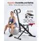 VEVOR Squat Machine, Deep Squat Rowing Machine για το σπίτι, Εύκολη εγκατάσταση και αναδιπλούμενος εξοπλισμός γυμναστικής, Glute Trainer Machine με ρυθμιζόμενη αντίσταση 12 Gear, Glutes & Leg Home Workout Machine, Μαύρο