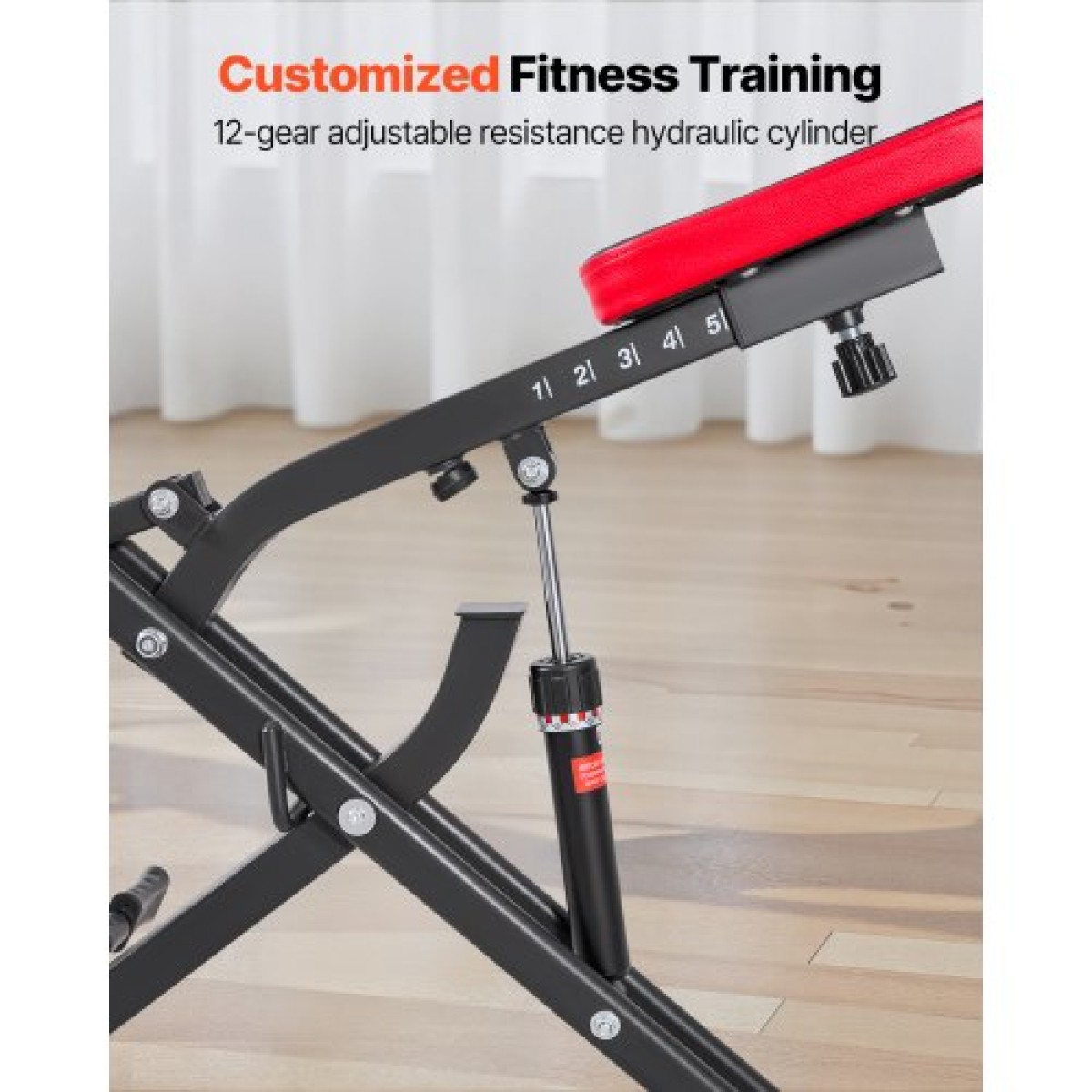 VEVOR Squat Machine, Deep Squat Rowing Machine για το σπίτι, Εύκολη εγκατάσταση και αναδιπλούμενος εξοπλισμός γυμναστικής, Glute Trainer Machine με ρυθμιζόμενη αντίσταση 12 Gear, Glutes & Leg Home Workout Machine, Μαύρο