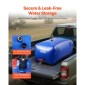 VEVOR Water Storage Bladder 240L Μεγάλης χωρητικότητας τσάντα νερού, φορητό και πτυσσόμενο δοχείο μαλακών νερών, στεγανό και ανθεκτικό στο σχίσιμο δοχείο αποθήκευσης νερού έκτακτης ανάγκης PVC για RV Truck & σε εξωτερικούς χώρους