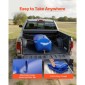 VEVOR Water Storage Bladder 240L Μεγάλης χωρητικότητας τσάντα νερού, φορητό και πτυσσόμενο δοχείο μαλακών νερών, στεγανό και ανθεκτικό στο σχίσιμο δοχείο αποθήκευσης νερού έκτακτης ανάγκης PVC για RV Truck & σε εξωτερικούς χώρους