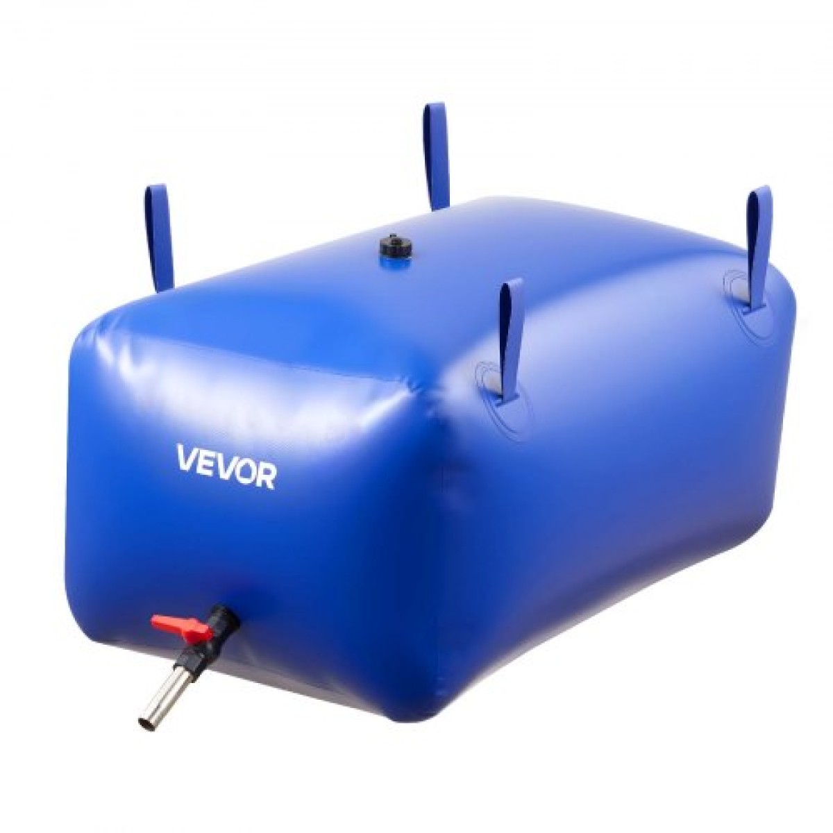 VEVOR Water Storage Bladder 240L Μεγάλης χωρητικότητας τσάντα νερού, φορητό και πτυσσόμενο δοχείο μαλακών νερών, στεγανό και ανθεκτικό στο σχίσιμο δοχείο αποθήκευσης νερού έκτακτης ανάγκης PVC για RV Truck & σε εξωτερικούς χώρους