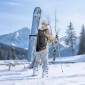 Τσάντα για μπότες σκι VEVOR Μπότες Snowboard Σακίδιο πλάτης ταξιδιού 55L Αδιάβροχο Oxford Black
