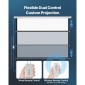 VEVOR Motorized Projector Screen, 3048 mm 4:3 1080 HD Electric Projector Screen, Wall Mounted Projection Dispaly Projector with Remote Control, Automatic Screen Movie for Family Home Office Theatre