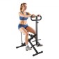 VEVOR Squat Machine, Deep Squat Rowing Machine για το σπίτι, Εύκολη ρύθμιση και αναδιπλούμενος εξοπλισμός γυμναστικής, Glute Trainer Machine με 3 ταινίες υψηλής αντοχής, Glutes & Leg Machine Workout Home, Μαύρο