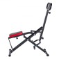 VEVOR Squat Machine, Deep Squat Rowing Machine για το σπίτι, Εύκολη ρύθμιση και αναδιπλούμενος εξοπλισμός γυμναστικής, Glute Trainer Machine με 3 ταινίες υψηλής αντοχής, Glutes & Leg Machine Workout Home, Μαύρο