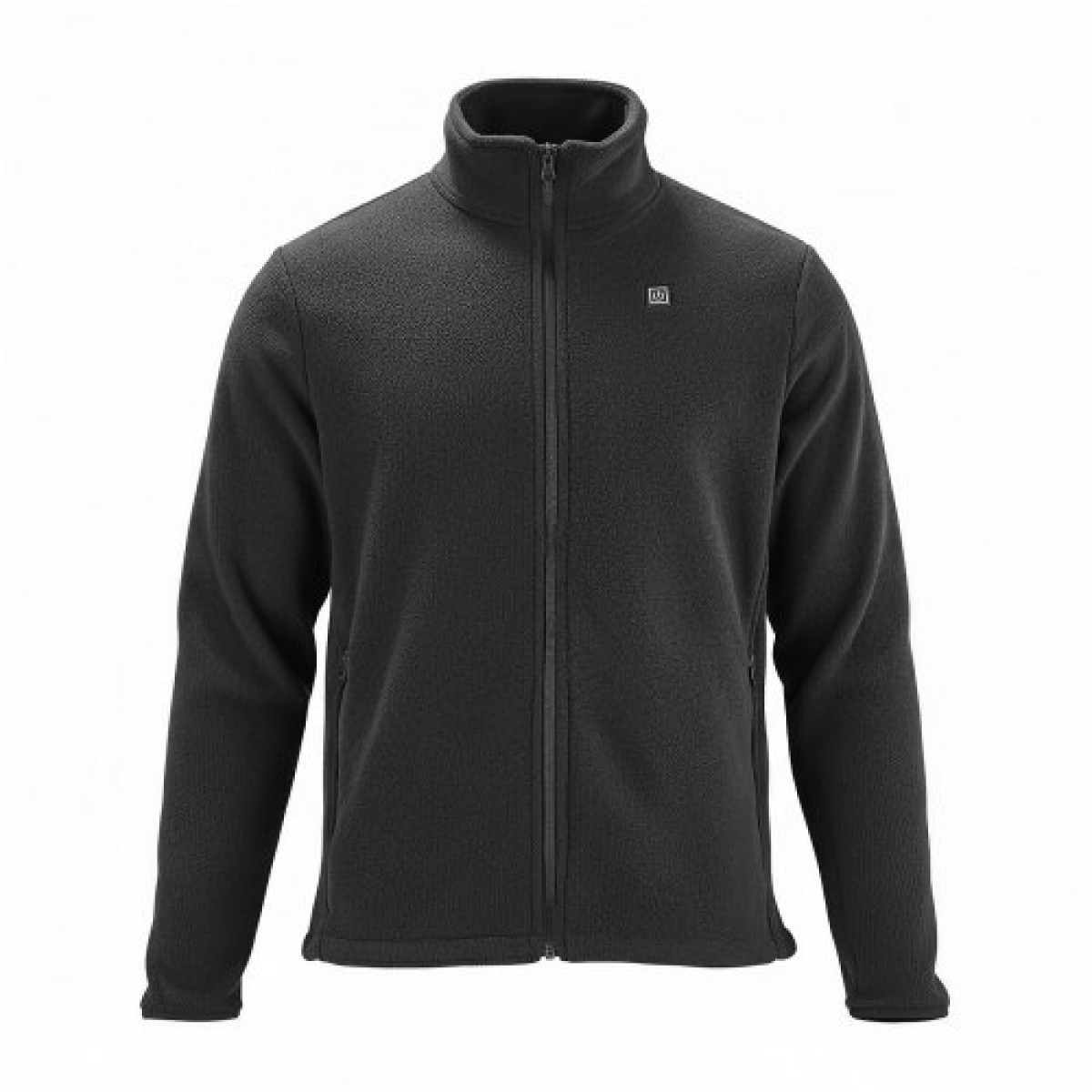 VEVOR Θερμαινόμενο Fleece Jacket για άνδρες, Θερμαινόμενο φούτερ με 7,4V 16000mAh Rechargeable Power Bank Pack, 6 Ζώνες Θέρμανσης, 3 Επίπεδα Θερμοκρασίας, 3h/6h/10h Warmth, για Χειμερινό Υπαίθριο Κάμπινγκ, Μαύρο