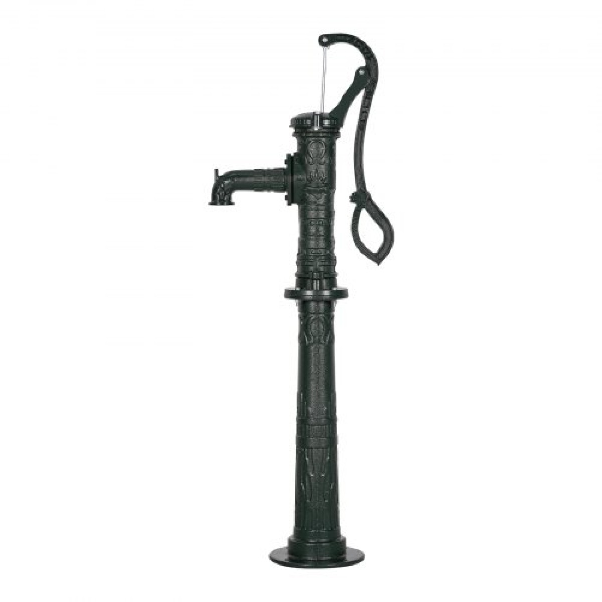 Αντλία VEVOR Well Hand Pitcher Pump, Max Lift 20 ft, Χειροκίνητη Αντλία Νερού από Αντίκες Χυτοσίδηρο με Βάση Ανύψωσης, NPT 1-1/4 σε σύνδεση, Εύκολη εγκατάσταση, για εξωτερικό κήπο, λίμνη, αυλή, αγρόκτημα, πράσινο