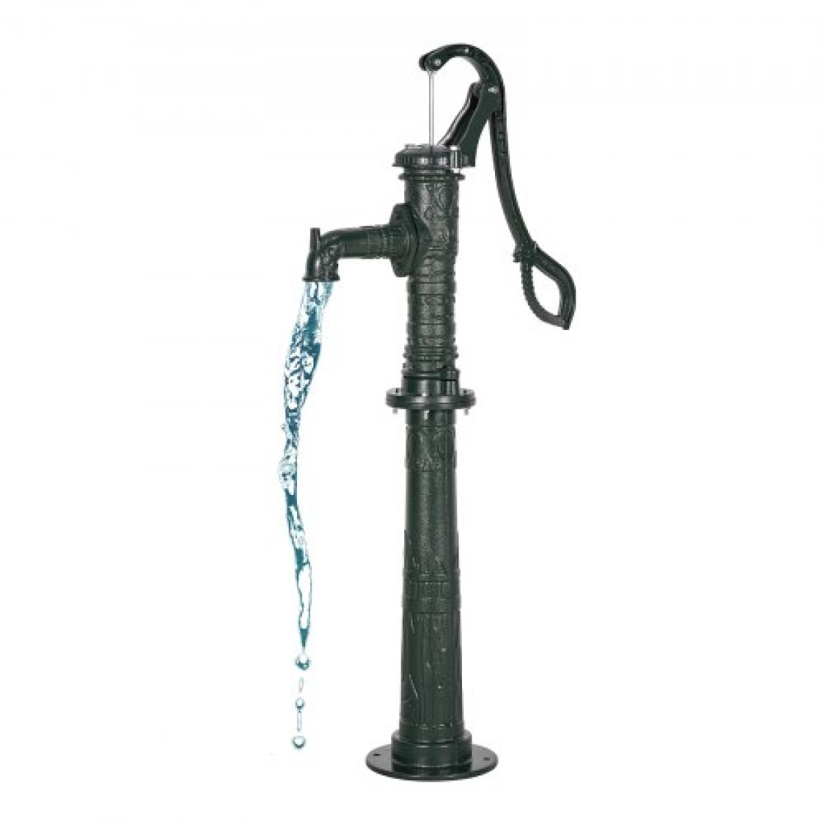 Αντλία VEVOR Well Hand Pitcher Pump, Max Lift 20 ft, Χειροκίνητη Αντλία Νερού από Αντίκες Χυτοσίδηρο με Βάση Ανύψωσης, NPT 1-1/4 σε σύνδεση, Εύκολη εγκατάσταση, για εξωτερικό κήπο, λίμνη, αυλή, αγρόκτημα, πράσινο