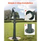 Αντλία VEVOR Well Hand Pitcher Pump, Max Lift 20 ft, Χειροκίνητη Αντλία Νερού από Αντίκες Χυτοσίδηρο με Βάση Ανύψωσης, NPT 1-1/4 σε σύνδεση, Εύκολη εγκατάσταση, για εξωτερικό κήπο, λίμνη, αυλή, αγρόκτημα, πράσινο