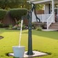 Αντλία VEVOR Well Hand Pitcher Pump, Max Lift 20 ft, Χειροκίνητη Αντλία Νερού από Αντίκες Χυτοσίδηρο με Βάση Ανύψωσης, NPT 1-1/4 σε σύνδεση, Εύκολη εγκατάσταση, για εξωτερικό κήπο, λίμνη, αυλή, αγρόκτημα, πράσινο