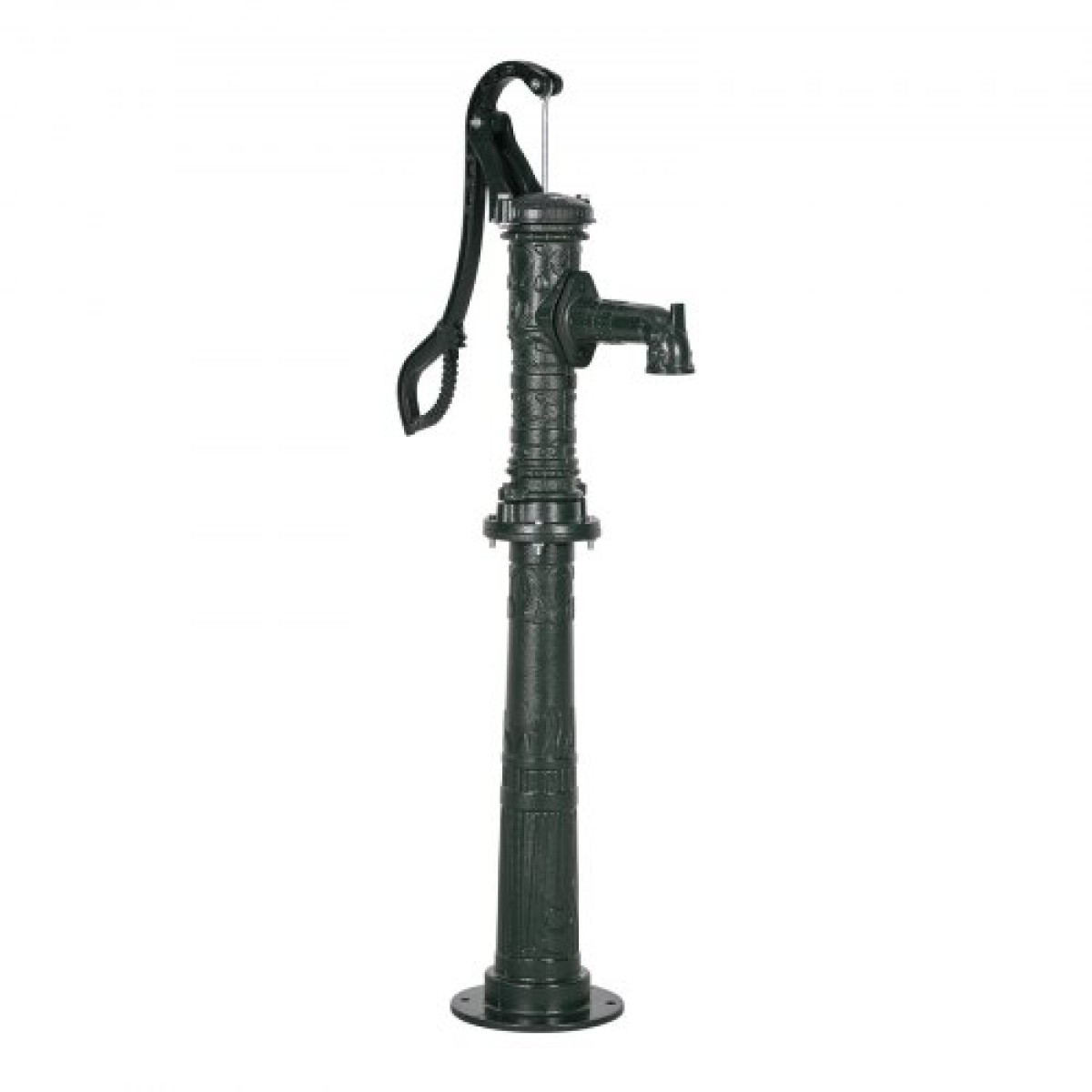 Αντλία VEVOR Well Hand Pitcher Pump, Max Lift 20 ft, Χειροκίνητη Αντλία Νερού από Αντίκες Χυτοσίδηρο με Βάση Ανύψωσης, NPT 1-1/4 σε σύνδεση, Εύκολη εγκατάσταση, για εξωτερικό κήπο, λίμνη, αυλή, αγρόκτημα, πράσινο