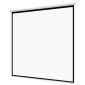 VEVOR Manual Projector Screen, 3048 mm 1:1 4K 1080 HD Retractable Pull Down Screen Projector, Wall Mounted Movie Projection with Pull Rope, Portable Display Projetoin for Family Home Office Theatre