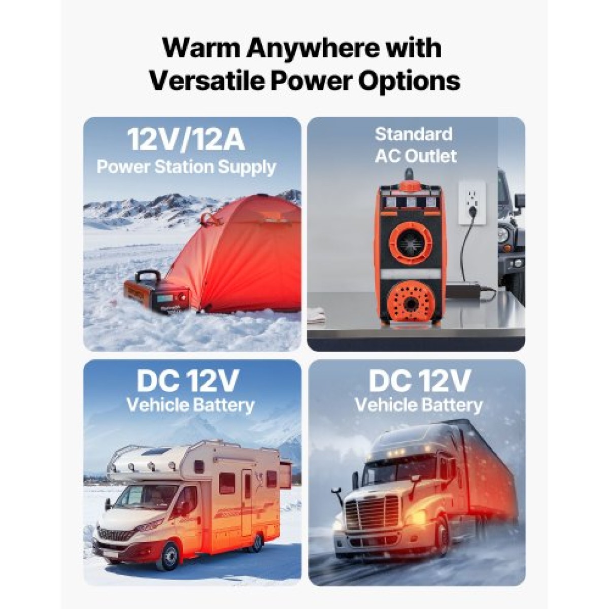 VEVOR Diesel Heater, 5-8KW, DC 12V, All in One φορητός αερόθερμος ντίζελ με έλεγχο Bluetooth APP, τηλεχειριστήριο και οθόνη LCD, δεξαμενή καυσίμου 4,5 L για οχήματα, φορτηγά, RV, τροχόσπιτα και γκαράζ