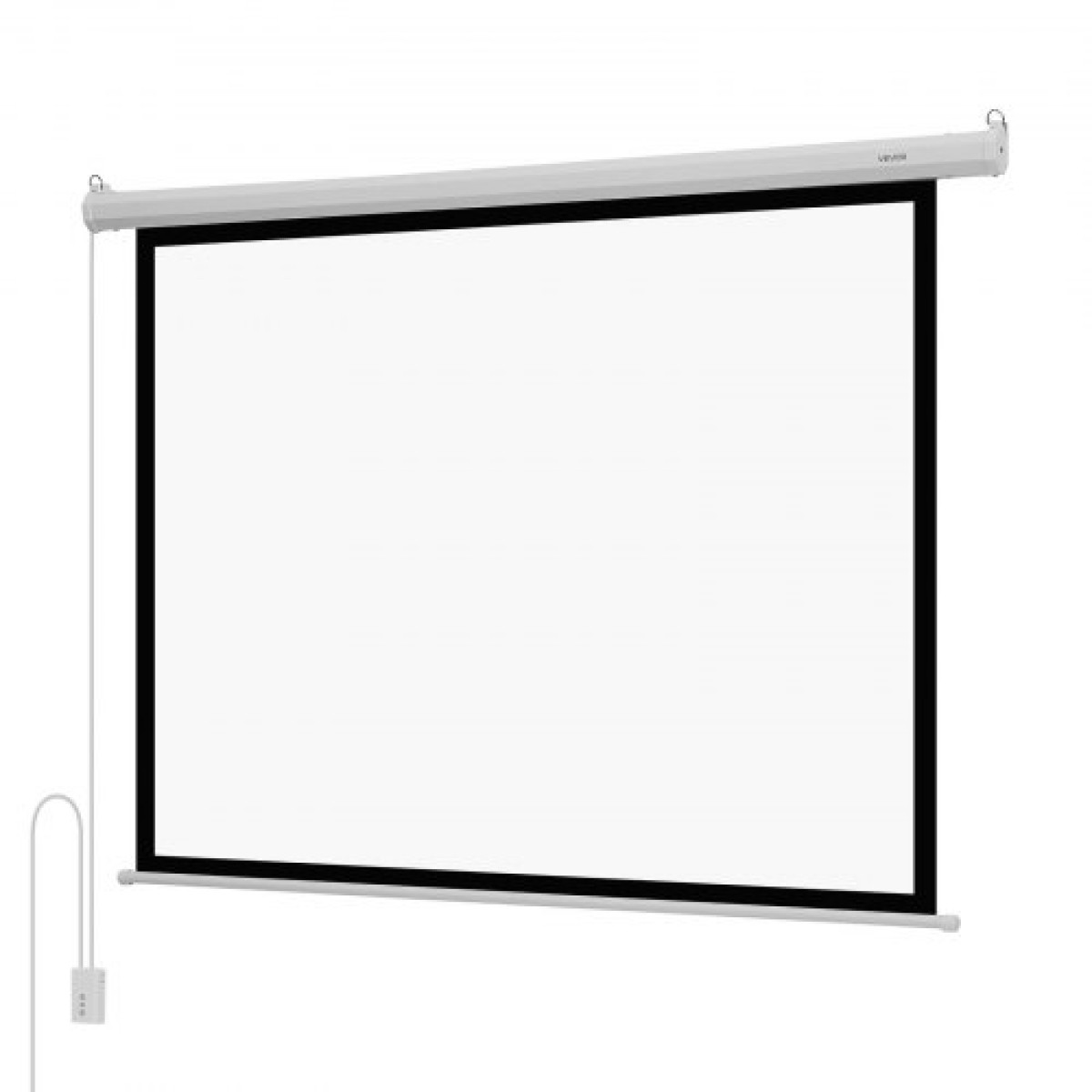 VEVOR Motorized Projector Screen, 1829 mm 4:3 1080 HD Electric Projection Screen, Wall Mounted Projection Dispaly Projector with Remote Control, Automatic Screen Movie for Family Home Office Theatre