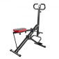 VEVOR Squat Machine, Deep Squat Rowing Machine για το σπίτι, Εύκολη ρύθμιση & αναδιπλούμενος εξοπλισμός γυμναστικής, Glute Trainer Machine με 2 ζώνες υψηλής αντοχής, Glutes & Leg Machine Workout Home, Μαύρο