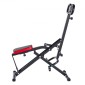 VEVOR Squat Machine, Deep Squat Rowing Machine για το σπίτι, Εύκολη ρύθμιση & αναδιπλούμενος εξοπλισμός γυμναστικής, Glute Trainer Machine με 2 ζώνες υψηλής αντοχής, Glutes & Leg Machine Workout Home, Μαύρο