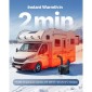 VEVOR Diesel Heater, 5-8KW, DC 12V/24V, All in One Portable Diesel Air Heater with Bluetooth APP Control, Remote Control and LCD Screen, Trolley Design, 5 L Fuel Rezer for Trucks, Vans, RVs, Campers