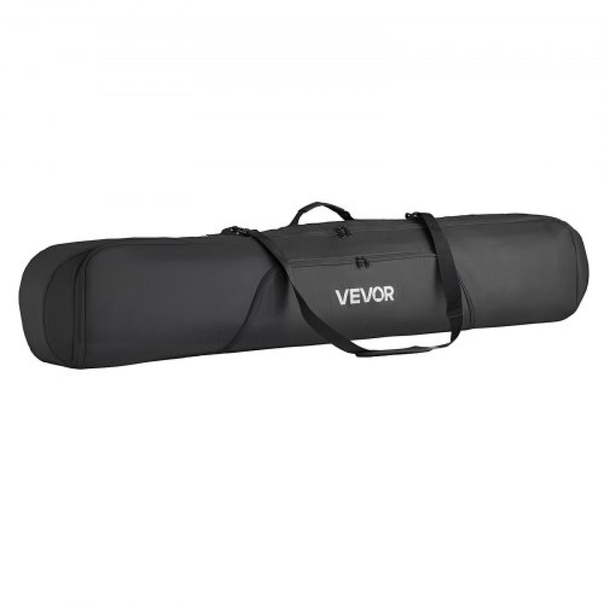 Τσάντα VEVOR Snowboard, έως 65 ίντσες/165 cm, τσάντα με επένδυση για σκι και σνόουμπορντ για αεροπορικά ταξίδια, 600D αδιάβροχο ύφασμα Oxford, με ρυθμιζόμενους εσωτερικούς ιμάντες, για μπότες κράνους γυαλιά γυαλιά για σκι (Μαύρο)