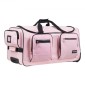 Τσάντα χορού VEVOR με ράφι ρούχων, 736,6 mm Rolling Dance Duffel, με ρόδες, θύρα USB, ράφι ρούχων με ρυθμιζόμενο ύψος, κουρτίνα προστασίας απορρήτου, Ιδανικό για ταξίδια και διαγωνισμούς, ματ ροζ