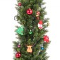 VEVOR Artificial Topiary Cedar Trees, 2 Set 1524mm Faux Pine Thumbs, Fake Silk Tree Look Real, Εύκολη συναρμολόγηση για διακόσμηση Μπροστινή βεράντα Εξωτερική βεράντα Κήπος Μπαλκόνι πίσω αυλή Εσωτερικό γραφείο