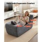 VEVOR Yoga Chair Chaise, Εργονομική Καρέκλα Chaise Lounge για Yoga, Μοντέρνο Lounge χωρίς κόκαλα με καμπύλο αφρό Εσωτερικό για μασάζ, Stretching, Χαλάρωση, Άσκηση, Χρησιμοποιείται σε Σαλόνι, Υπνοδωμάτιο, Μπαλκόνι, Γκρι