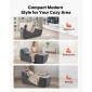 VEVOR Yoga Chair Chaise, Εργονομική Καρέκλα Chaise Lounge για Yoga, Μοντέρνο Lounge χωρίς κόκαλα με καμπύλο αφρό Εσωτερικό για μασάζ, Stretching, Χαλάρωση, Άσκηση, Χρησιμοποιείται σε Σαλόνι, Υπνοδωμάτιο, Μπαλκόνι, Γκρι