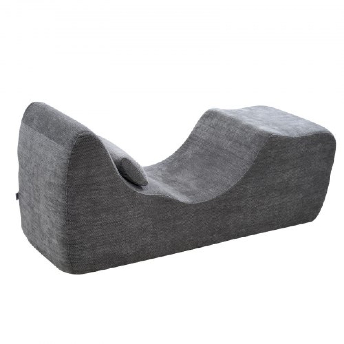 VEVOR Yoga Chair Chaise, Εργονομική Καρέκλα Chaise Lounge για Yoga, Μοντέρνο Lounge χωρίς κόκαλα με καμπύλο αφρό Εσωτερικό για μασάζ, Stretching, Χαλάρωση, Άσκηση, Χρησιμοποιείται σε Σαλόνι, Υπνοδωμάτιο, Μπαλκόνι, Γκρι