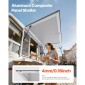 Παράθυρο παραχώρησης VEVOR 135x84 cm, Παράθυρο σέρβις από κράμα αλουμινίου για φορτηγό τροφίμων, παράθυρο σερβιρίσματος με βάση μέχρι 85 μοίρες με 4 συρόμενα παράθυρα, τέντα πόρτα και γάντζο έλξης, για ρυμουλκούμενα παραχώρησης