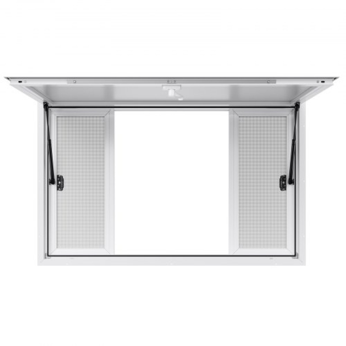 Παράθυρο παραχώρησης VEVOR 135x84 cm, Παράθυρο σέρβις από κράμα αλουμινίου για φορτηγό τροφίμων, παράθυρο σερβιρίσματος με βάση μέχρι 85 μοίρες με 4 συρόμενα παράθυρα, τέντα πόρτα και γάντζο έλξης, για ρυμουλκούμενα παραχώρησης