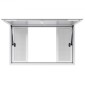 Παράθυρο παραχώρησης VEVOR 135x84 cm, Παράθυρο σέρβις από κράμα αλουμινίου για φορτηγό τροφίμων, παράθυρο σερβιρίσματος με βάση μέχρι 85 μοίρες με 4 συρόμενα παράθυρα, τέντα πόρτα και γάντζο έλξης, για ρυμουλκούμενα παραχώρησης