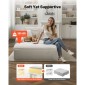 Καρέκλα VEVOR Chaise Lounge, 1380 mm Boneless Chaise Lounge Indoor, Μοντέρνα επικαλυμμένη υπερμεγέθη καρέκλα ανάγνωσης με μαξιλάρια & μπράτσα, καναπές, Βαθύς καναπές, καθιστικό για σαλόνι, υπνοδωμάτιο, μπεζ