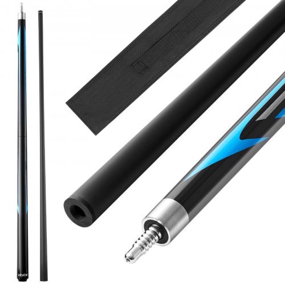 VEVOR Pool Cue, 1 Piece Jump Break Cue, 1473.2mm & 554g Break Cues Pool Stick, Breaks Stick with Carbon Fiber Shaft & Maple Cues Butt, Heavy Hitter Breaks Jump Billiard Cue for Adult, Home, Office