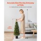 VEVOR Artificial Topiary Cedar Trees, 2 Set 1219mm Faux Pine Thumbs, Fake Silk Tree Look Real, Εύκολη συναρμολόγηση για διακόσμηση Μπροστινή βεράντα Εξωτερική βεράντα Κήπος Μπαλκόνι πίσω αυλή Εσωτερικό γραφείο