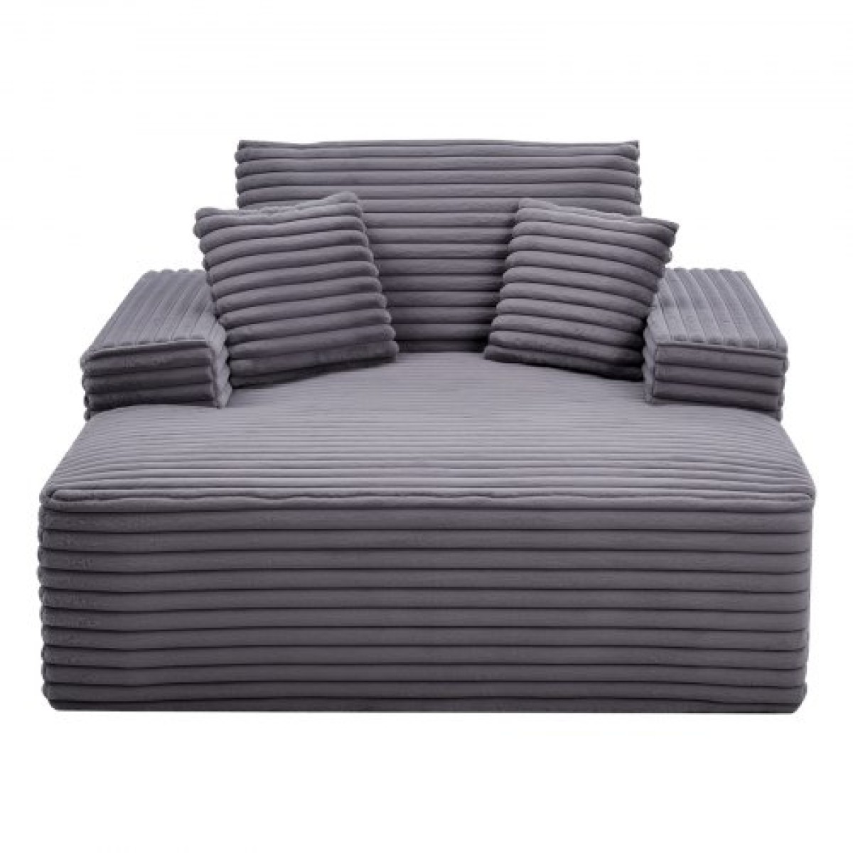 Καρέκλα VEVOR Chaise Lounge, 1240 mm Boneless Chaise Lounge Indoor, Μοντέρνα επικαλυμμένη υπερμεγέθη πολυθρόνα ανάγνωσης με μαξιλάρια και μπράτσα, καναπές καναπέ, βαθιά καθίσματα για σαλόνι, υπνοδωμάτιο, μπαλκόνι