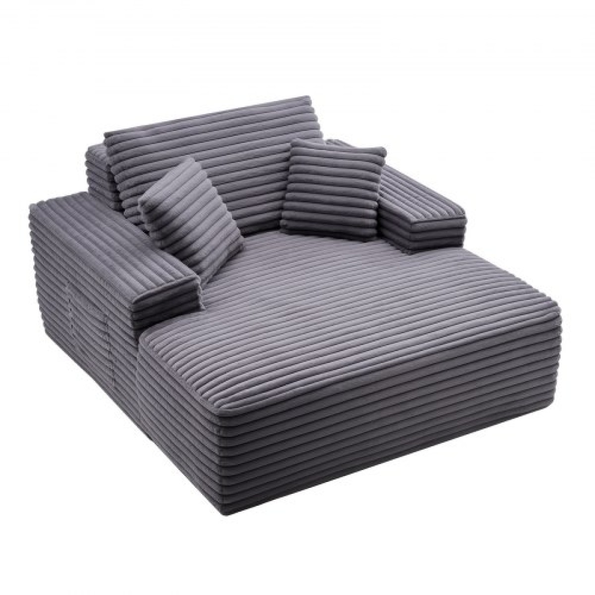 Καρέκλα VEVOR Chaise Lounge, 1240 mm Boneless Chaise Lounge Indoor, Μοντέρνα επικαλυμμένη υπερμεγέθη πολυθρόνα ανάγνωσης με μαξιλάρια και μπράτσα, καναπές καναπέ, βαθιά καθίσματα για σαλόνι, υπνοδωμάτιο, μπαλκόνι