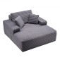 Καρέκλα VEVOR Chaise Lounge, 1240 mm Boneless Chaise Lounge Indoor, Μοντέρνα επικαλυμμένη υπερμεγέθη πολυθρόνα ανάγνωσης με μαξιλάρια και μπράτσα, καναπές καναπέ, βαθιά καθίσματα για σαλόνι, υπνοδωμάτιο, μπαλκόνι