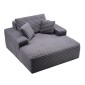 Καρέκλα VEVOR Chaise Lounge, 1240 mm Boneless Chaise Lounge Indoor, Μοντέρνα επικαλυμμένη υπερμεγέθη πολυθρόνα ανάγνωσης με μαξιλάρια και μπράτσα, καναπές καναπέ, βαθιά καθίσματα για σαλόνι, υπνοδωμάτιο, μπαλκόνι