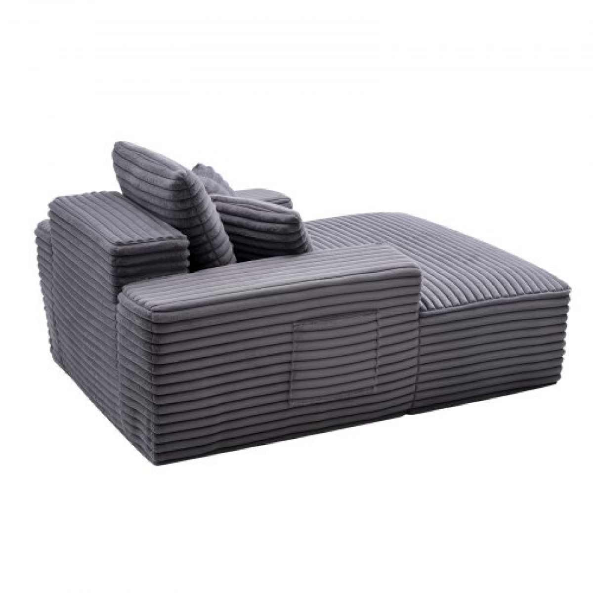 Καρέκλα VEVOR Chaise Lounge, 1240 mm Boneless Chaise Lounge Indoor, Μοντέρνα επικαλυμμένη υπερμεγέθη πολυθρόνα ανάγνωσης με μαξιλάρια και μπράτσα, καναπές καναπέ, βαθιά καθίσματα για σαλόνι, υπνοδωμάτιο, μπαλκόνι