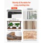 Βάση φυτών VEVOR Indoor with Grow Lights, Φωτιζόμενο ράφι φυτών 8 επιπέδων ύψους 157,5 cm, μεταλλική γωνιακή βάση για φυτά, 3 χρονοδιακόπτη & 10 φωτεινότητα, σχάρα προβολής λουλουδιών σε σχήμα δέντρου για διακόσμηση μπαλκονιού σαλονιού