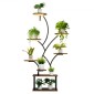 Βάση φυτών VEVOR Indoor with Grow Lights, Φωτιζόμενο ράφι φυτών 8 επιπέδων ύψους 157,5 cm, μεταλλική γωνιακή βάση για φυτά, 3 χρονοδιακόπτη & 10 φωτεινότητα, σχάρα προβολής λουλουδιών σε σχήμα δέντρου για διακόσμηση μπαλκονιού σαλονιού