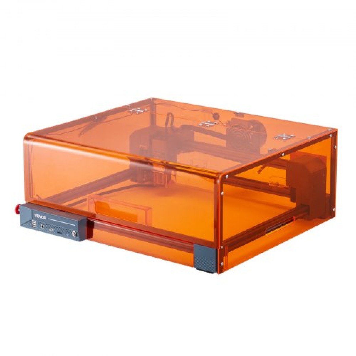 VEVOR Laser Engraver, 10W, Laser Engraving and Cutting Machine with Enclosure, Laser Cutter Engraver Machine, 300 x 300 mm Περιοχή εργασίας, 7000 mm/min, για Ξύλο, Δέρμα, Γυαλί, Ορισμένο Μέταλλο, Κλάση 1